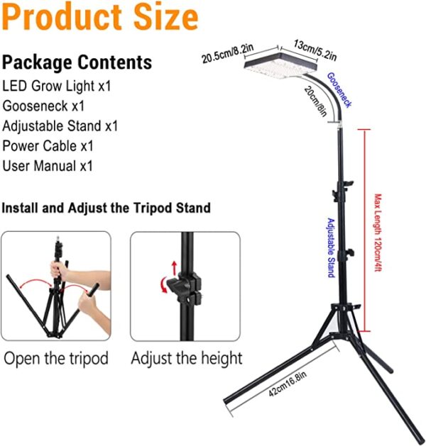 Factory Wholesale Grow Light with Stand (12 Pieces) - Image 6