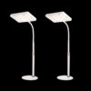 White Desk Table Top Grow Light 2 Pack